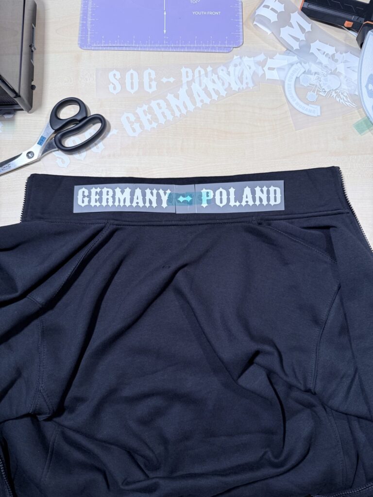 Stehkragenjacke mit kombiniertem deutschem und polnischem SOG-Logo