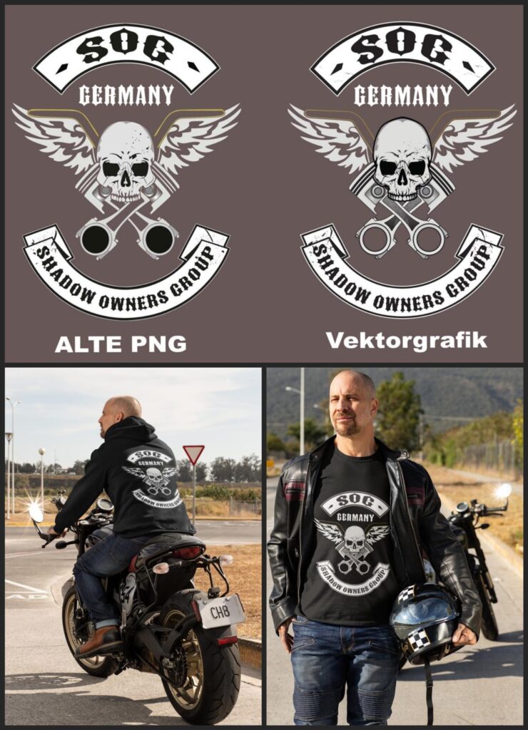 SOG-Logorekonstruktion mit Produktvisualisierungen als Placeit-Mockups